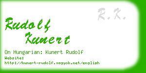 rudolf kunert business card